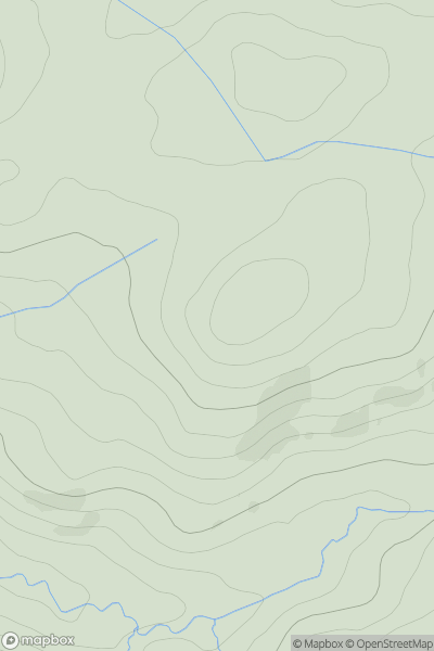 Thumbnail image for Cnoc Odhar [Knapdale and Kintyre] [NR749523] showing contour plot for surrounding peak